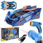 Maksik, pojazd jeżdżący po ścianach, zdalnie sterowany, niebieski