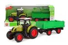 Maksik, traktor z naczepą