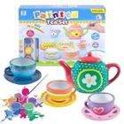 Maksik, zestaw do herbaty, malowania filiżanek 3D