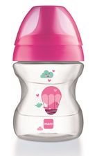 MAM, Learn to drink, kubek treningowy, różowy, 6m+, 190 ml