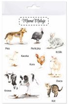 Mama Maluje, naklejki, duże zwierzęta wiejskie