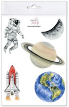 Mama Maluje, naprasowanki na ubrania, Kosmos