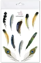 Mama Maluje, naprasowanki na ubrania, Pióra