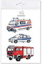 Mama Maluje, naprasowanki na ubrania, Pojazdy specjalne