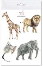 Mama Maluje, naprasowanki na ubrania, Zwierzęta Afryki