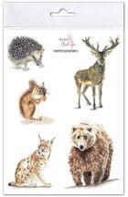 Mama Maluje, naprasowanki na ubrania, Zwierzęta leśne