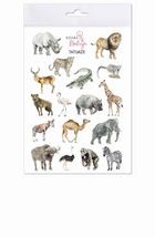 Mama Maluje, tatuaże zmywalne, Zwierzęta Afryki