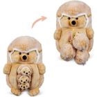 Mamanimals, mama jeż z 3 małymi jeżykami, zestaw maskotek