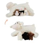 Mamanimals, mama owca z 3 małymi owieczkami, zestaw maskotek