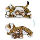 Mamanimals, mama tygrysica z 3 małymi tygryskami, zestaw maskotek