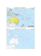 Mapa - Australia i Oceania. Polityczna