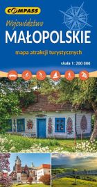 Mapa atrakcji turystycznych. Małopolskie