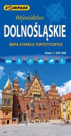 Mapa atrakcji turystycznych. Województwo dolnośląskie