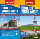Mapa. Bliskie okolice Wrocławia. Część południowo-wschodnia i południowo-zachodnia