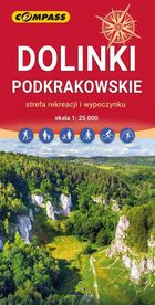 Mapa. Dolinki Podkrakowskie 1:25 000