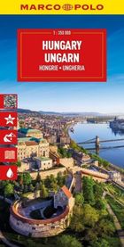 Mapa drogowa Węgry 1:350 000