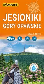 Mapa. Jesioniki, Góry Opawskie 1:50 000