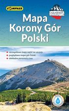 Mapa. Korony Gór Polski laminowana