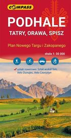 Mapa. Podhale, Tatry, Orawa, Spisz 1:50 000