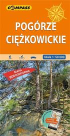 Mapa. Pogórze Ciężkowickie 1:50 000