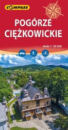 Mapa. Pogórze Ciężkowickie