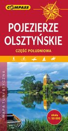 Mapa. Pojezierze Olsztyńskie. Część południowa