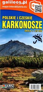 Mapa. Polskie i Czeskie Karkonosze 1:25 000