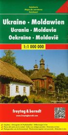 Mapa samochodowa. Ukraina, Mołdawia 1:1 000 000