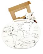 Mapa Świata. Kontynenty i oceany