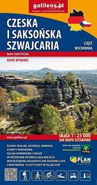 Mapa turystyczna - Czeska i Saksońska Szwajacaria