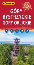 Mapa turystyczna. Góry Bystrzyckie, Góry Orlickie