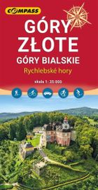 Mapa turystyczna. Góry Złote