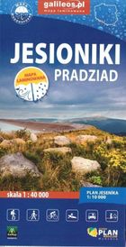 Mapa turystyczna. Jesioniki. Pradziad laminowana