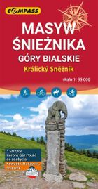 Mapa turystyczna. Masyw Śnieżnika