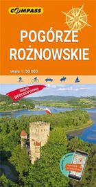Mapa turystyczna. Pogórze Rożnowskie