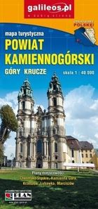 Mapa turystyczna. Powiat Kamiennogorski 1:40 000