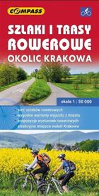 Mapa turystyczna. Szlaki i trasy rowerowe okolic Krakowa