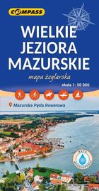 Mapa. Wielkie Jeziora Mazurskie 1:50 000
