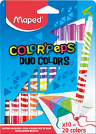 Maped, Color'peps, flamastry dwustronne, 20 kolorów