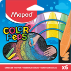 Maped, Colorpeps, kreda chodnikowa, 6 kolorów