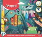 Maped, Jumbo Jungle Fever, flamastry, 12 szt.
