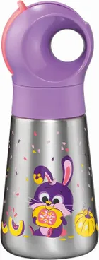 Maped, Picnik Miniz, butelka ze słomką, Króliczek, 350 ml