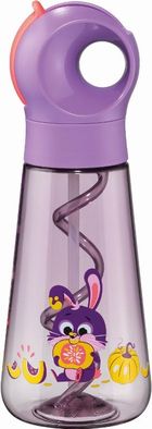 Maped, Picnik Miniz, butelka ze słomką, Króliczek, 500 ml