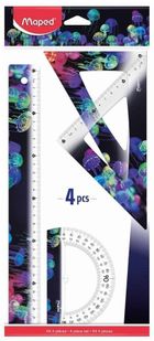 Maped, zestaw przyborów do geometrii, Deepsea