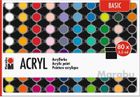 Marabu, farby akrylowe, basic, 3.5 ml, 80 szt.