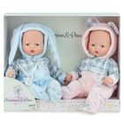 Marina&Pau, Pitus Mellizos, zestaw lalek hiszpańskich, płaczące, 40 cm, 2 szt.