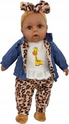 Mario, interaktywna lalka bobas, żyrafa, 45 cm