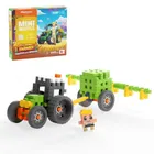 Marioinex, Mini Waffle, Farmer, Traktor z opryskiwaczem, klocki konstrukcyjne, 50 elementów