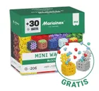 Marioinex, Mini Waffle, Green Blocks, klocki konstrukcyjne, 206 + 30 elementów gratis
