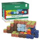 Marioinex, Mini Waffle, Green Blocks, klocki konstrukcyjne, 406 elementów